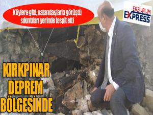 Kırkpınar, deprem bögesinde...