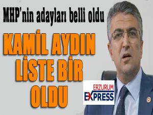 MHP'nin adayları belli oldu... Kamil Aydın liste başı...