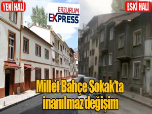 Millet Bahçe Sokakta inanılmaz değişim