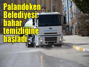 Palandöken Belediyesi bahar temizliğine başladı 