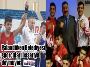 Palandöken Belediyesi sporcuları başarıya doymuyor