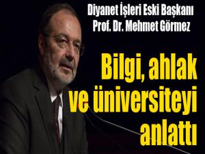 Prof. Dr. Mehmet Görmez Atatürk Üniversitesi öğrencilerine konferans verdi