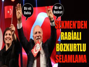 Sekmenden Bozkurtlu, Rabialı selamlama