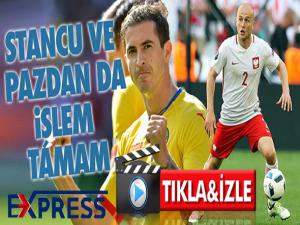 Stancu ve Pazdan Erzurumspor'da...