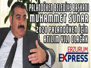 Sunar: Palandöken projeler ilçesi olacak