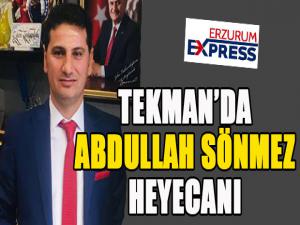 Tekman'da Sönmez heyecan...