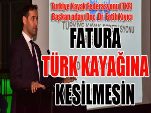 TKF Başkan adayı Kıyıcı: Fatura Türk kayağına kesilmesin!