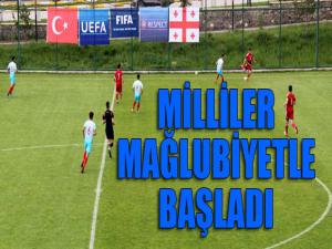 U18 Milli Takımı, Gürcistan'a 4-1 yenildi