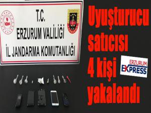 Uyuşturucu satıcısı 4 kişi yakalandı