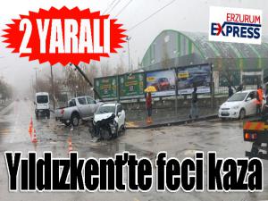 Yıldızkent'te feci kaza: 2 yaralı...