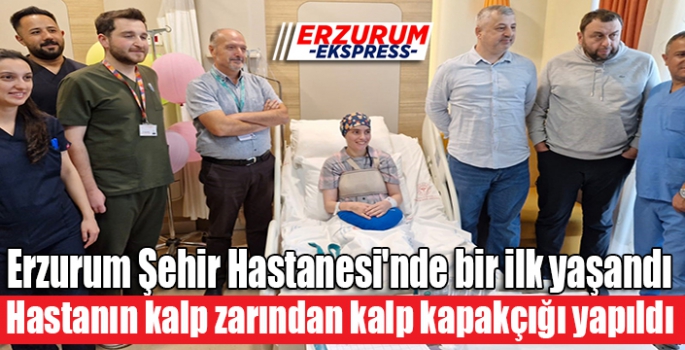 Hastanın kalp zarından kalp kapakçığı yapıldı