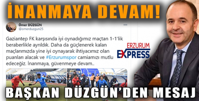 İNANMAYA DEVAM!