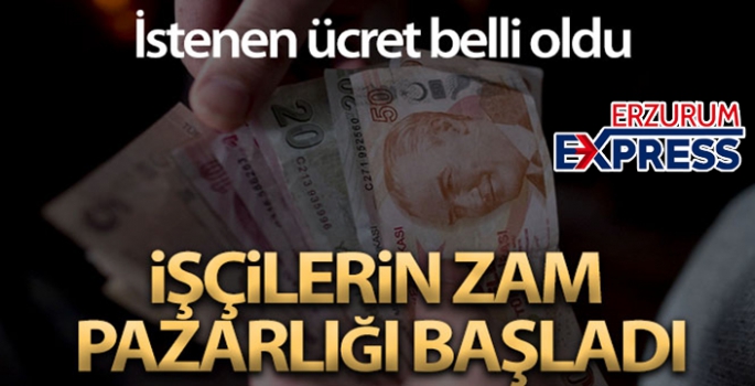 İşçilerin zam pazarlığı başladı