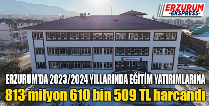 İşte Erzurum'un Milli Eğitim karnesi