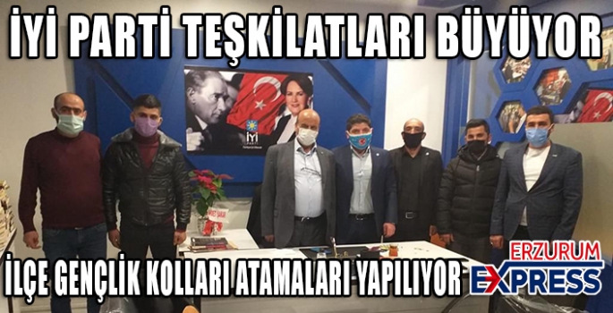 İYİ PARTİ İLÇE GENÇLİK KOLLARI ATAMALARINI YAPIYOR. 