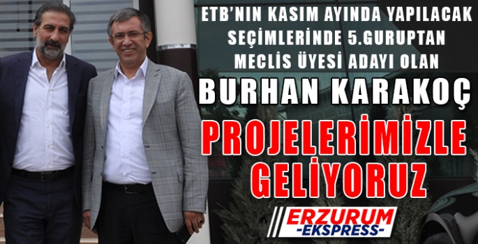 KARAKOÇ, PROJELERİMİZLE GELİYORUZ.