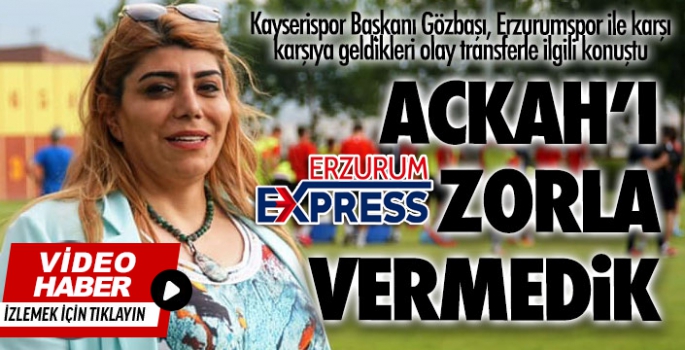 Kayserispor Başkanı Gözbaşı'ndan Ackah açıklaması