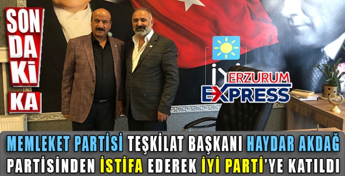 MEMLEKET'TEN AYRILIP İYİ PARTİYE GEÇTİ