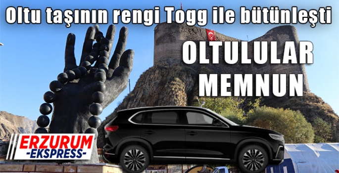 Oltu taşının rengi Togg ile bütünleşti