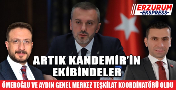 Ömeroğlu ve Aydın, AK Parti Genel Merkez Koordinatörü oldu