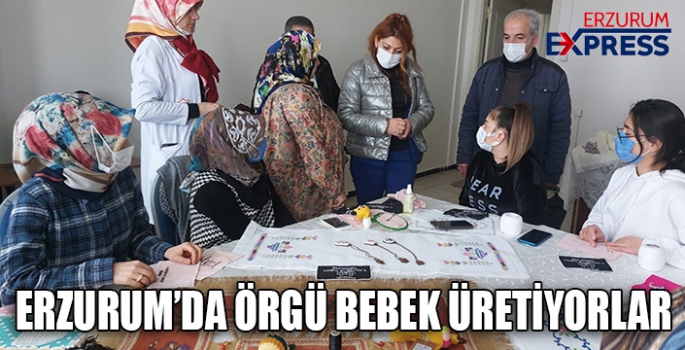 Örgü bebek üretiyorlar