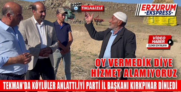 OY VERMEDİK DİYE HİZMET TE ALAMIYORUZ!