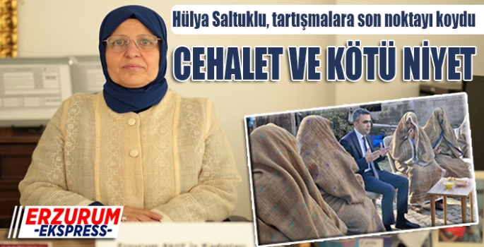 Saltuklu, Cehalet ve kötü niyetten başka bir şey değil