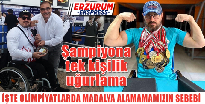 Şampiyona tek kişilik uğurlama