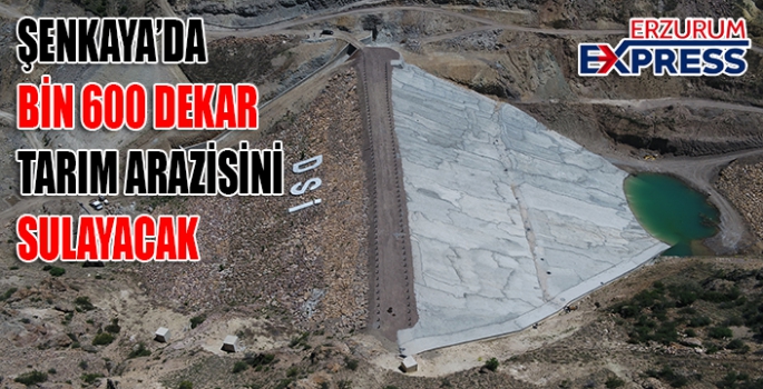 Şenkaya Sarıyar Barajı’nda çalışmalar aralıksız devam ediyor