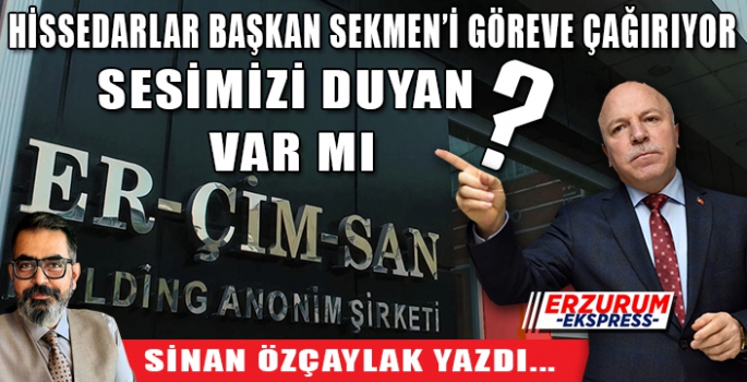 SESİMİZİ DUYAN VAR MI?