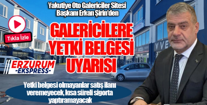 Şirin'den Yetki Belgesi uyarısı...