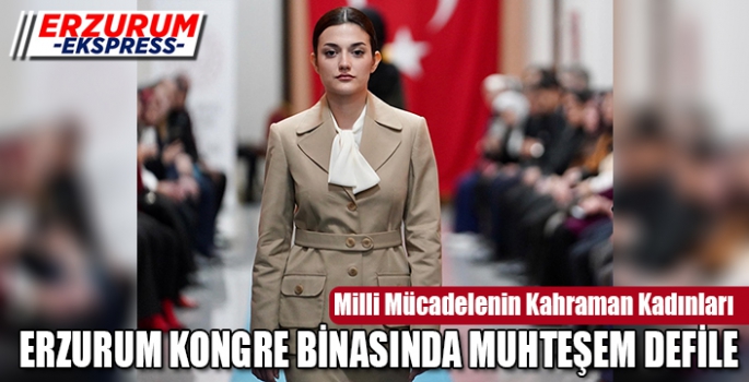 Tarihi binada, Milli Mücadelenin Kahraman Kadınları geçti. 