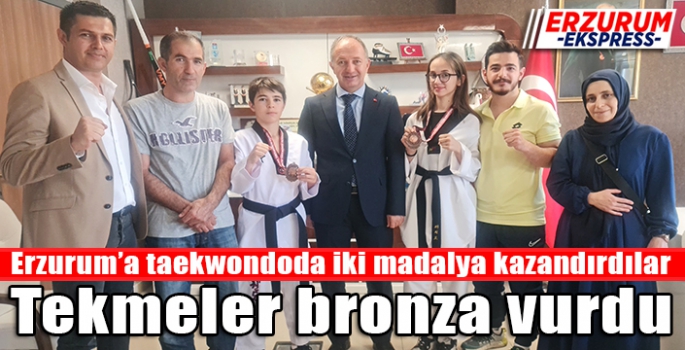 Tekmeler bronza vurdu