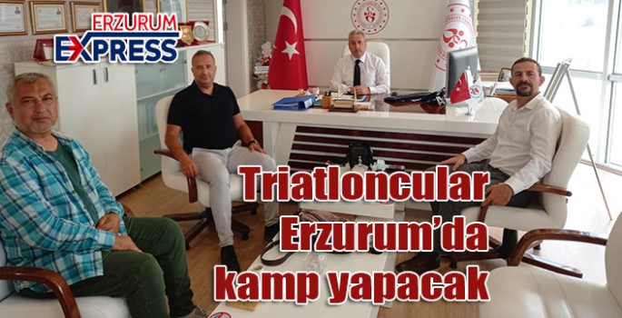  Triatloncular Erzurum’da kamp yapacak