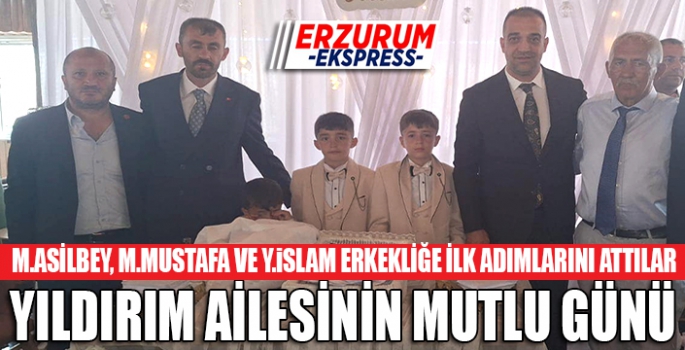 Yıldırım ailesinin mutlu günü 