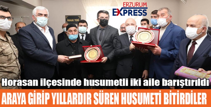 YILLARDIR SÜREN HUSUMETİ BİTİRDİLER 