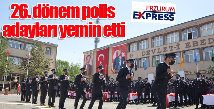 26. dönem polis adayları yemin etti