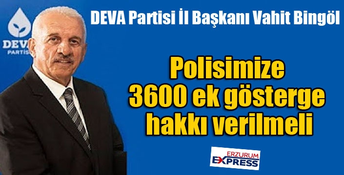 Bingöl: Polisimize minnettarız...