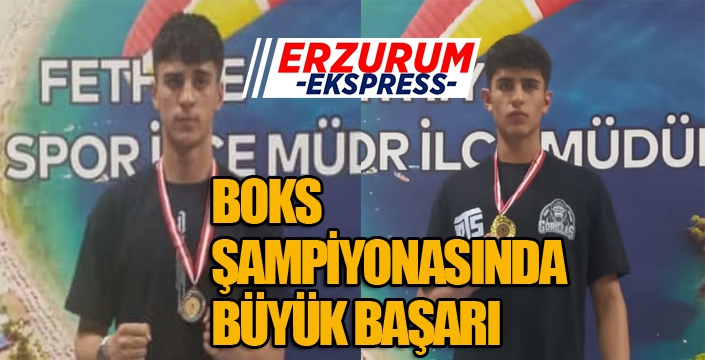 Boks şampiyonasında büyük başarı...