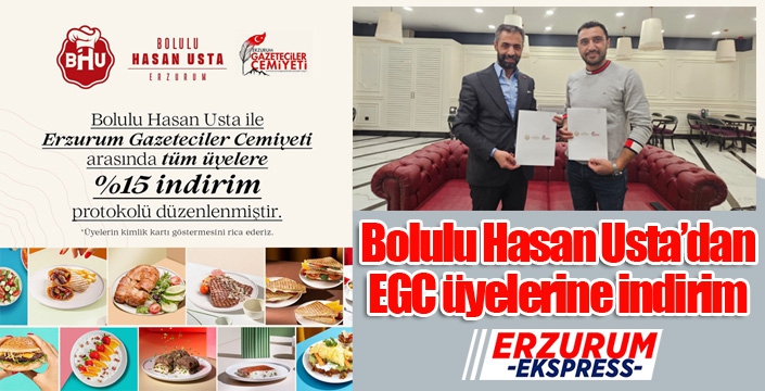 Bolulu Hasan Usta’dan EGC üyelerine indirim