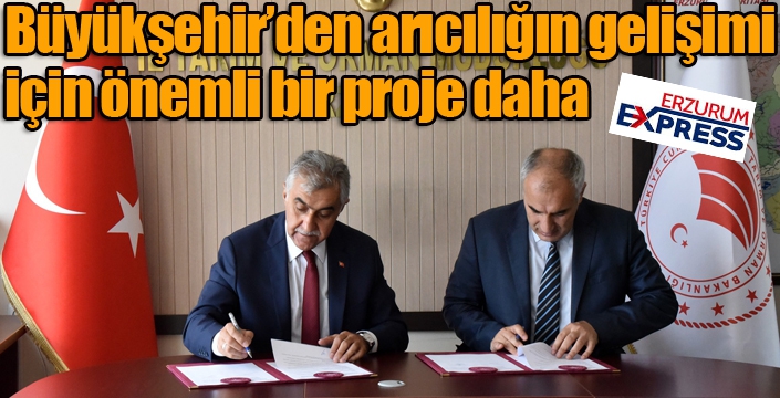 Büyükşehir’den arıcılığın gelişimi için önemli bir proje daha