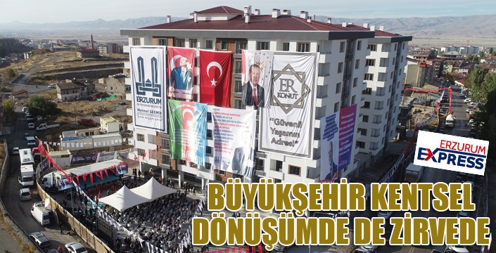 Büyükşehir kentsel dönüşümde de zirvede