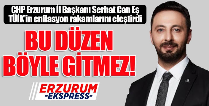 Can Eş: Bu düzen böyle gitmez!