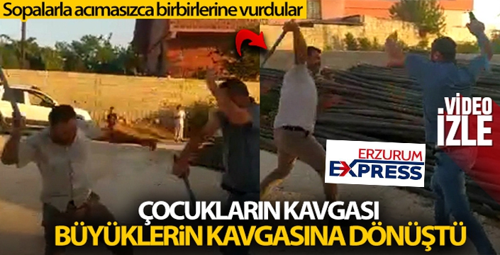 Çocuk kavgası büyüklerin kavgasına dönüştü