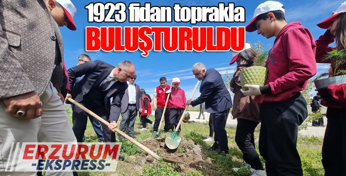 Cumhuriyet’in 100. yılında 1923 fidan toprakla buluşturuldu