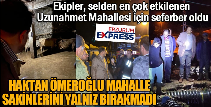 Ekipler Uzunahmet Mahallesi için seferber oldu...