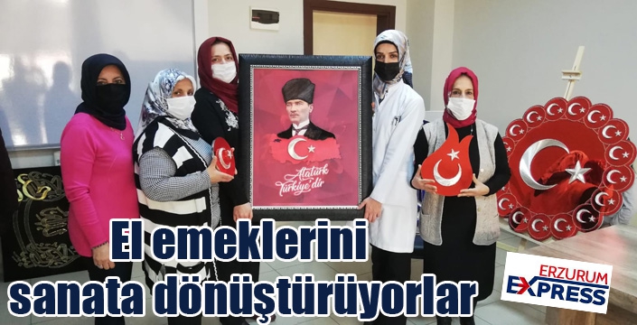 El emeklerini sanata dönüştürüyorlar