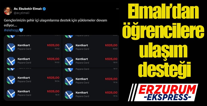 Elmalı’dan öğrencilere ulaşım desteği