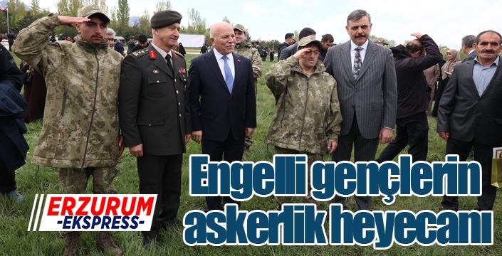 Engelli gençlerin askerlik heyecanı