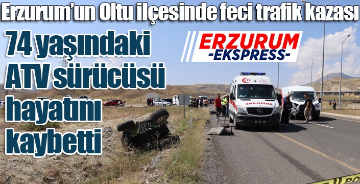 Erzurum'da feci kaza...